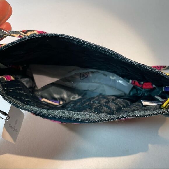 Vera Bradley little crossbody in Falling Flowers - Picture 5 of 14